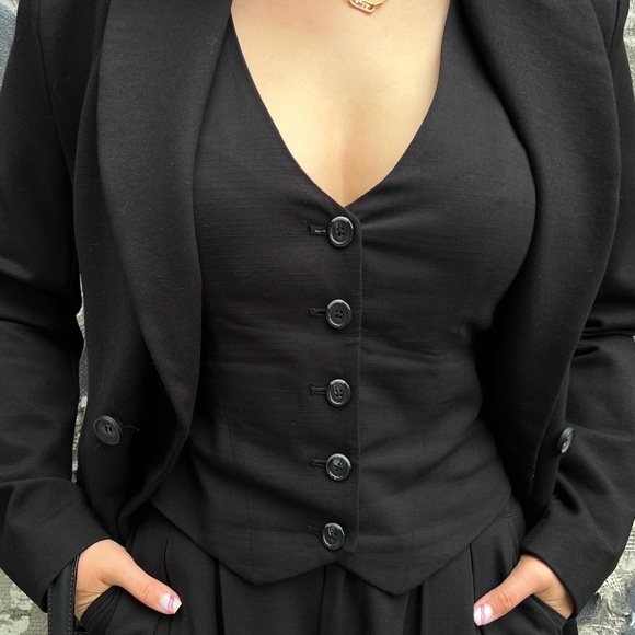 Bar III Other - Bar III Black VEST (M) + PANTS (2)